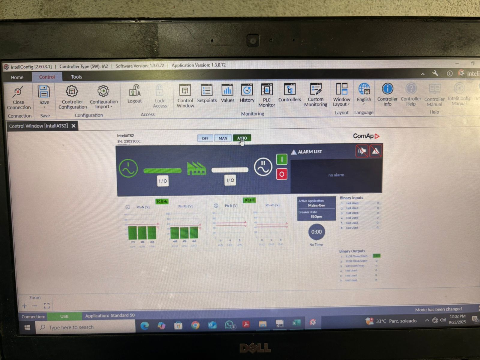 Configuración de transferencia automática